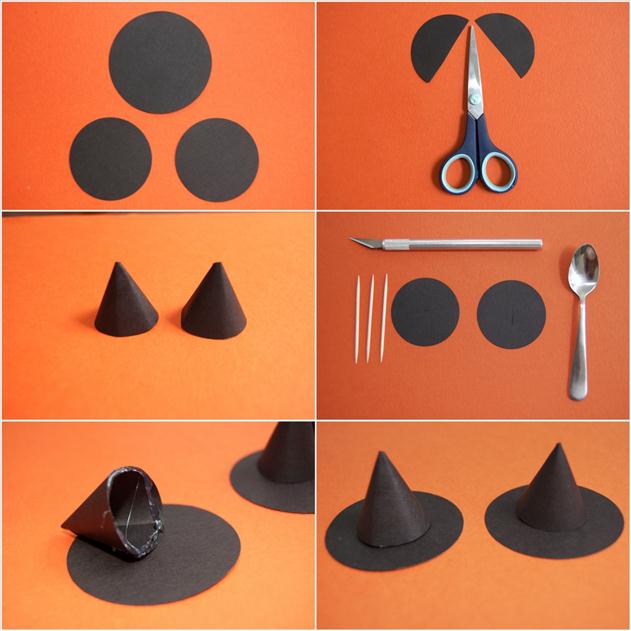 DIY pour Halloween chapeau sorciere