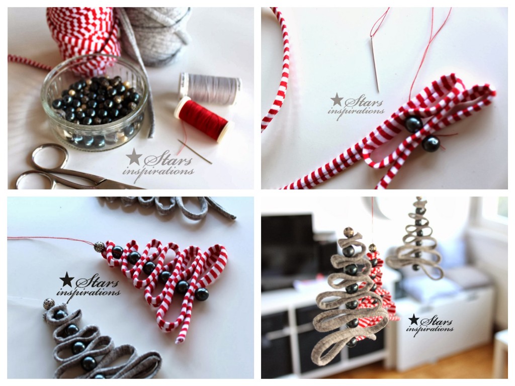 Mini sapin DIY pour Noël ruban déco