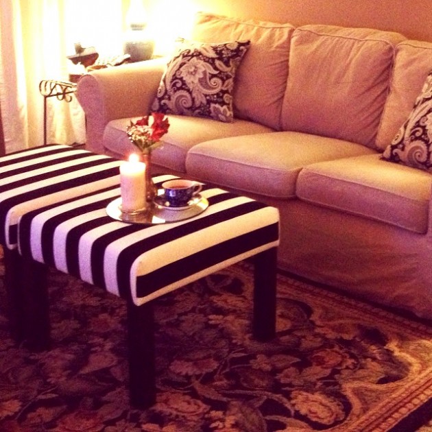 fabriquer un pouf design confortable idee