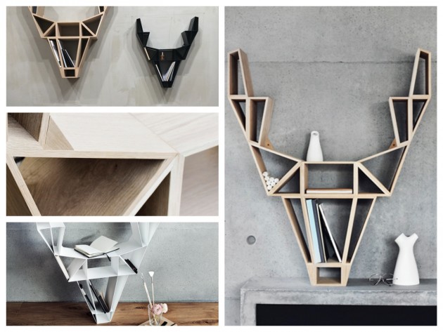 Etagere Tête de cerf Bedesign - blog déco - clem around the corner