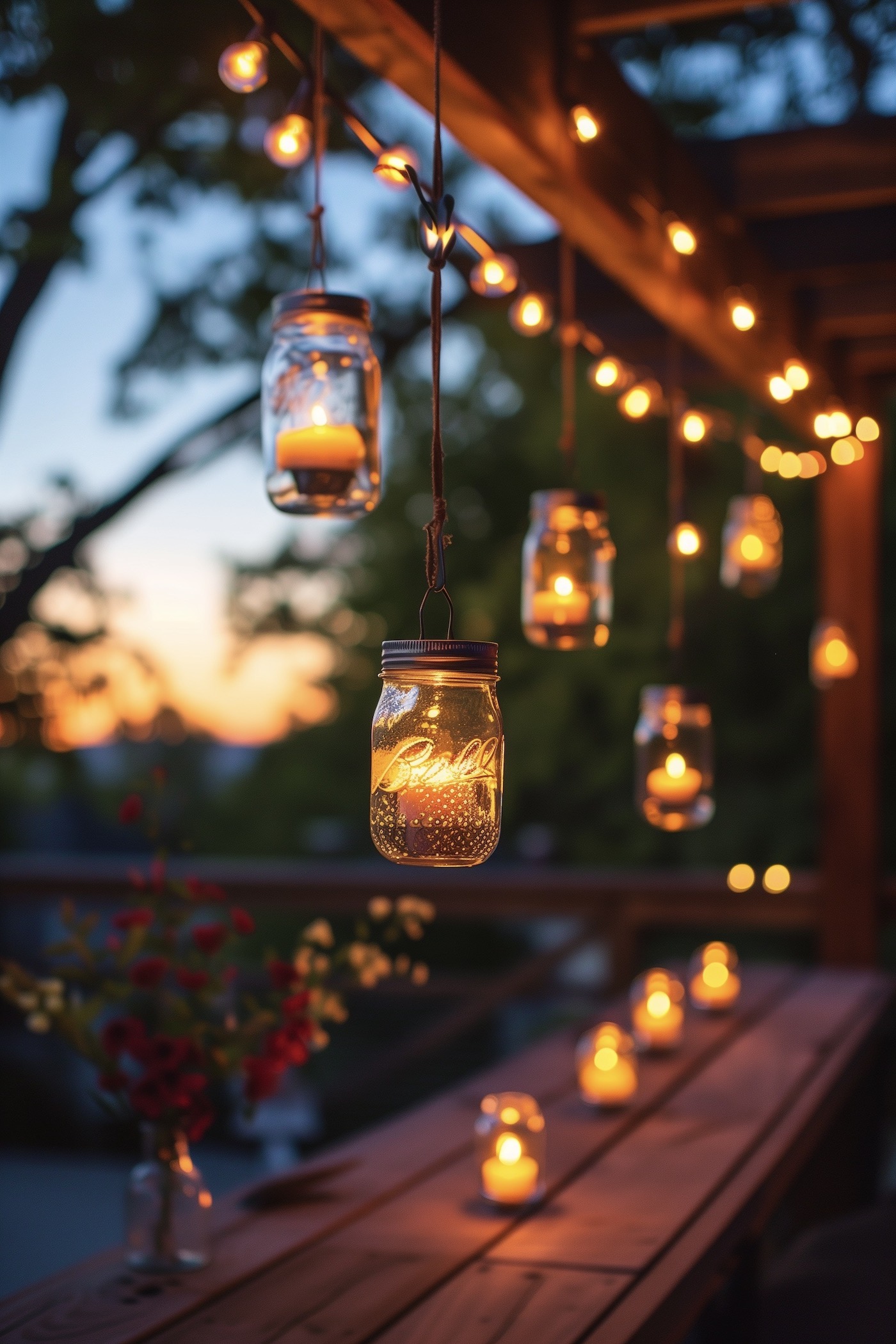 déco Ball Mason Jar lanterne - blog décoration
