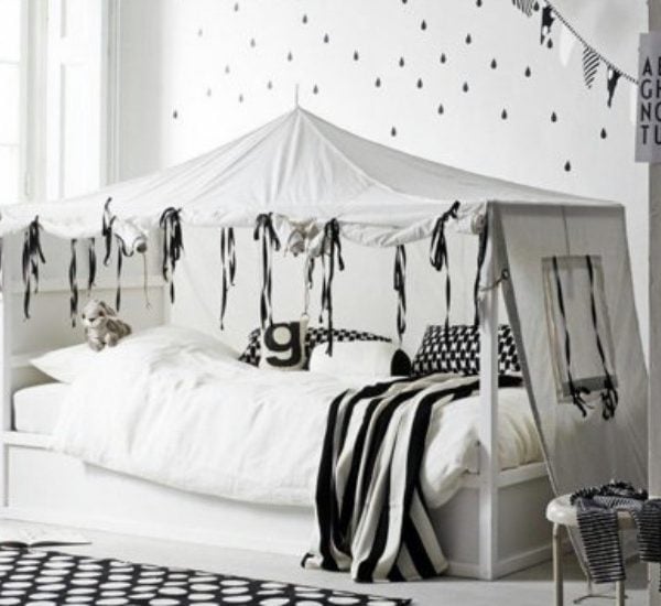 lit cabane tente style scandinave