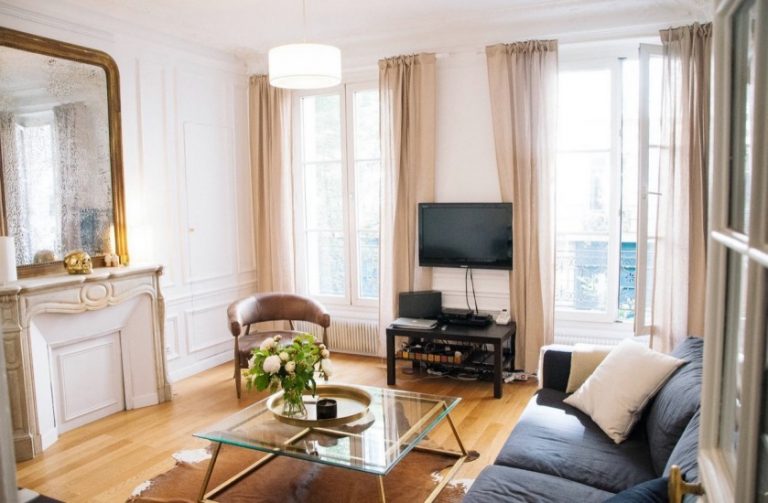 salon moderne pivoine