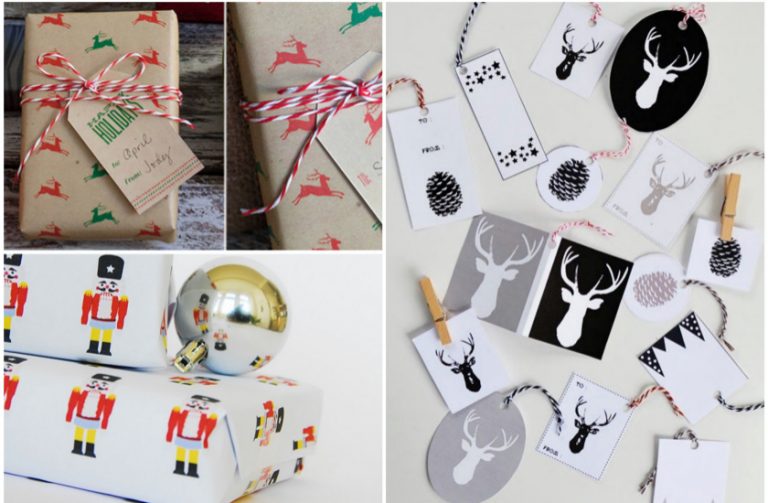 papier cadeau a imprimer telecharger gratuitement renne