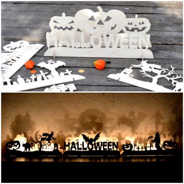 bougeoir bois halloween etsy ombre.