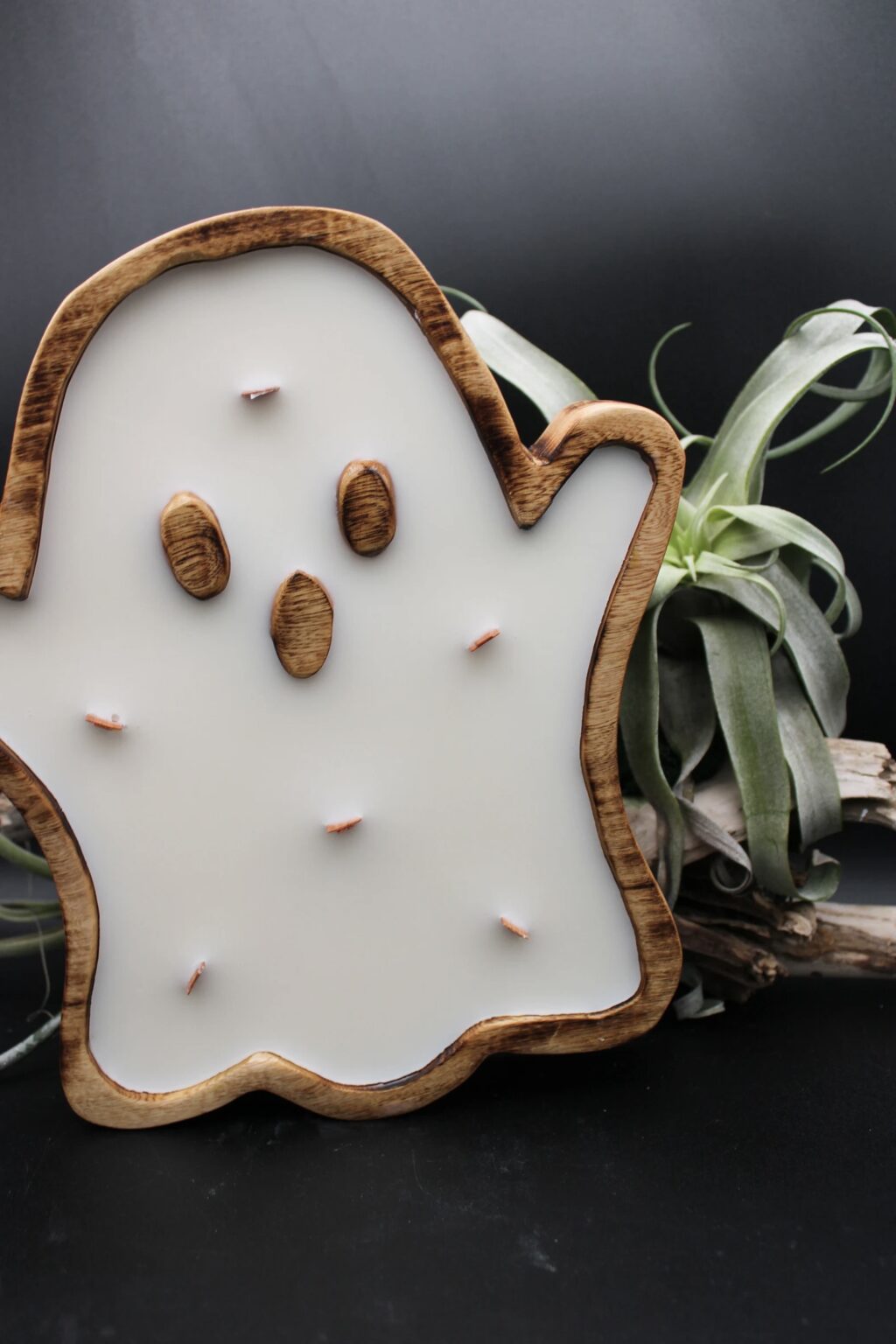 bougie artisanale chic fête diner Halloween