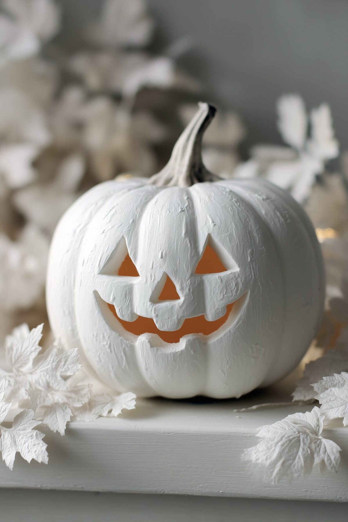 faire soi-même déco Halloween enfant-peinture citrouille