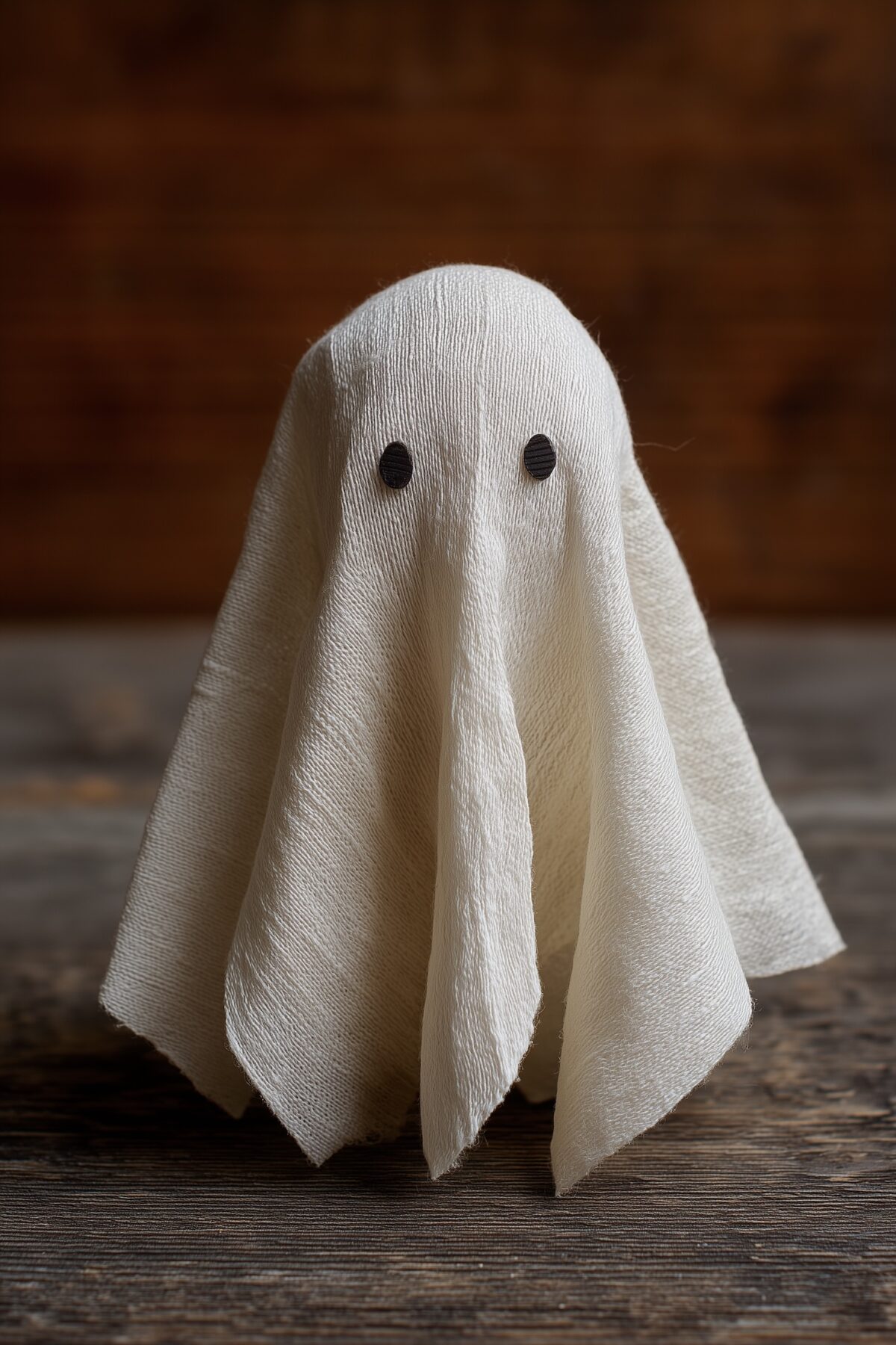 faire soi-même sa déco d'halloween tissu fantôme