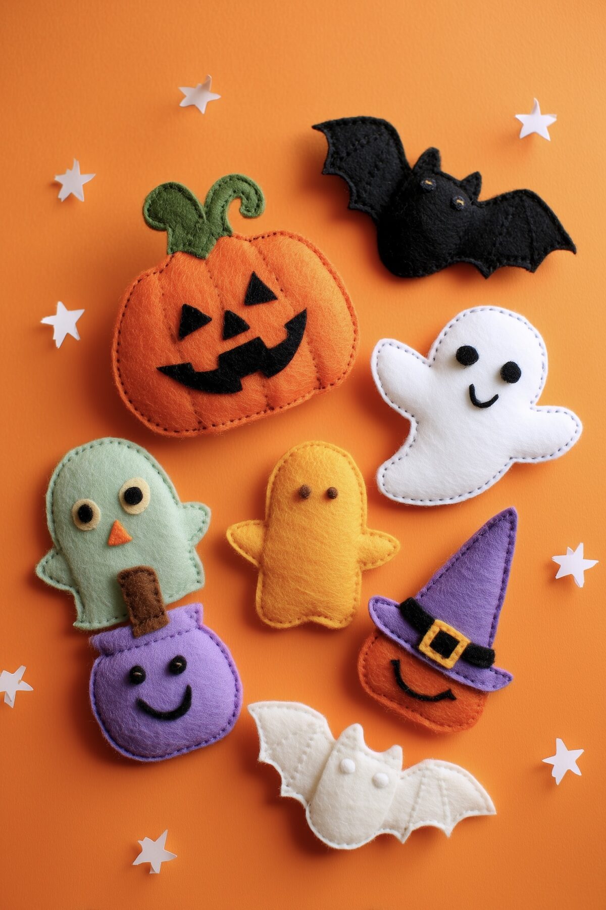 patron couture décoration diy feutrine Halloween