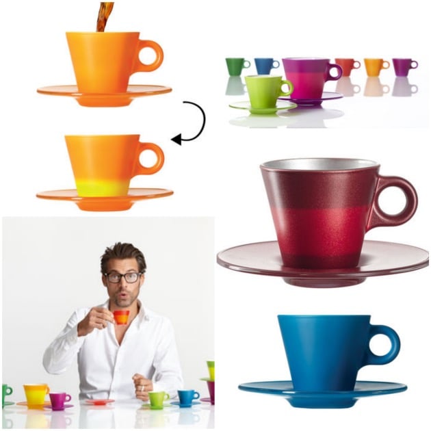 tasse espresso magic Leonardo change de couleur