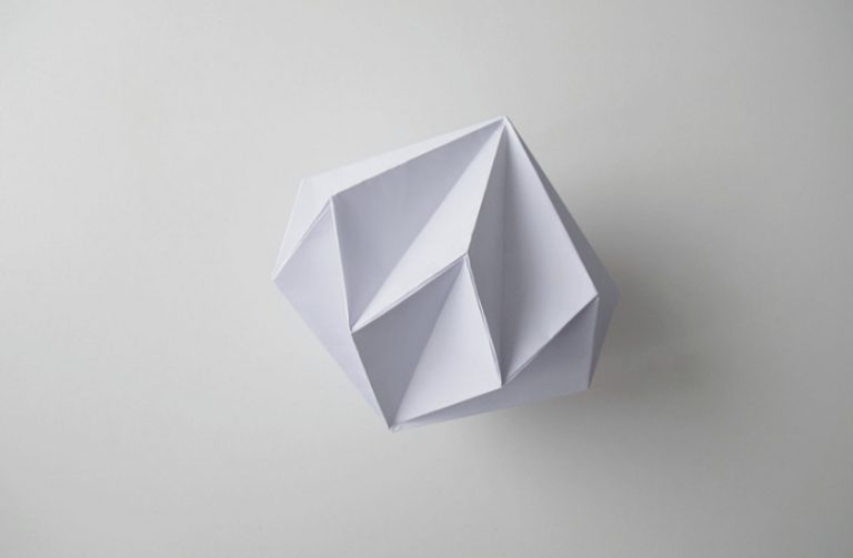 DIY : Guirlande origami diamand