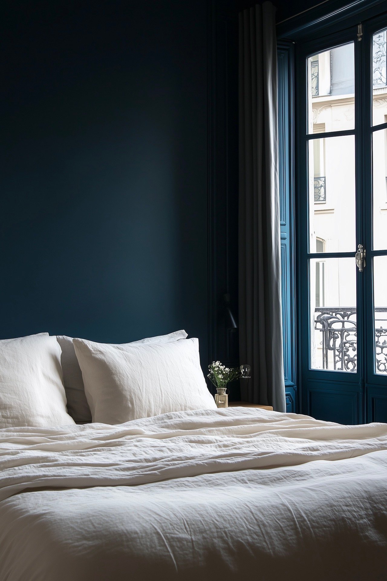 hague blue Farrow chambre appartement parisien