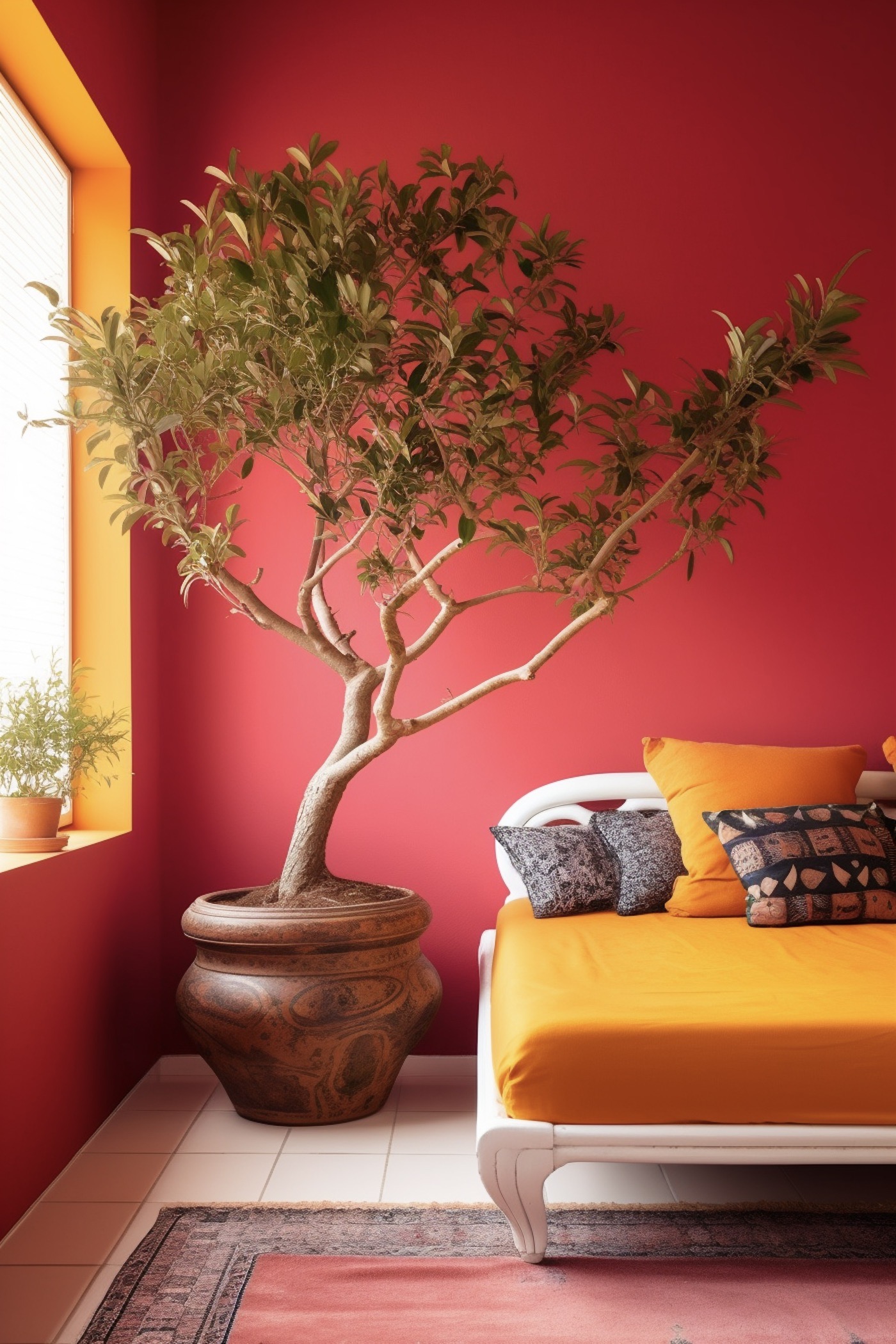choisir plante d'intérieur chambre ado rose rouge jaune