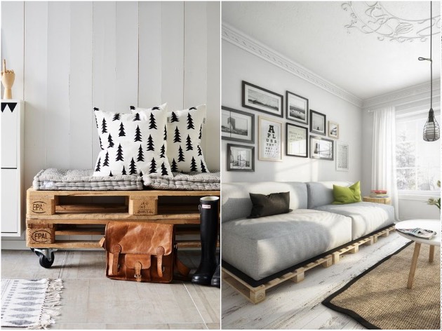 diy canapé fauteuil palette en bois