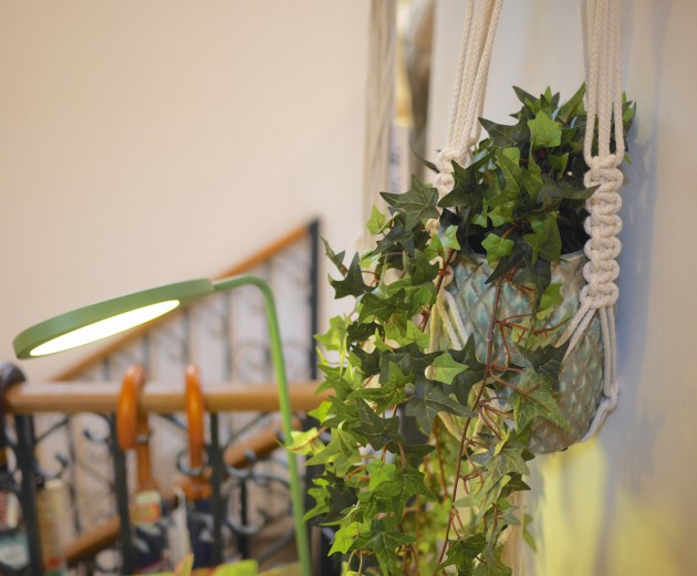 calebasses pot macramé diy