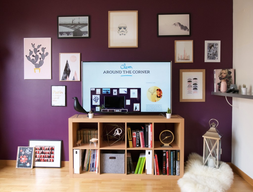 mur de cadres affiche scandinave