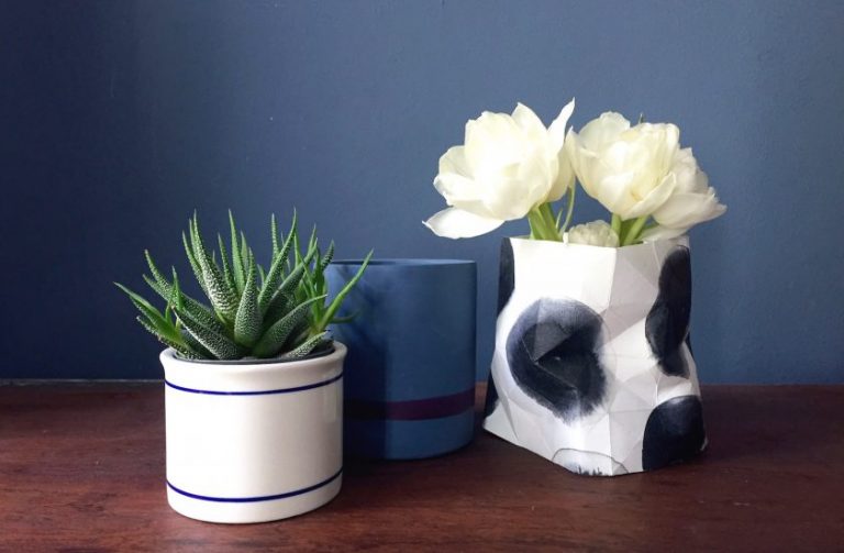 Comment faire un vase en papier origami