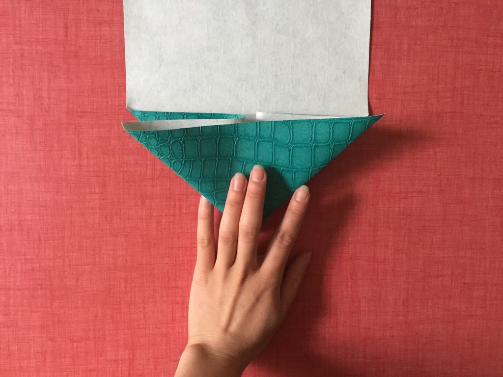 Comment faire un vase en papier origami