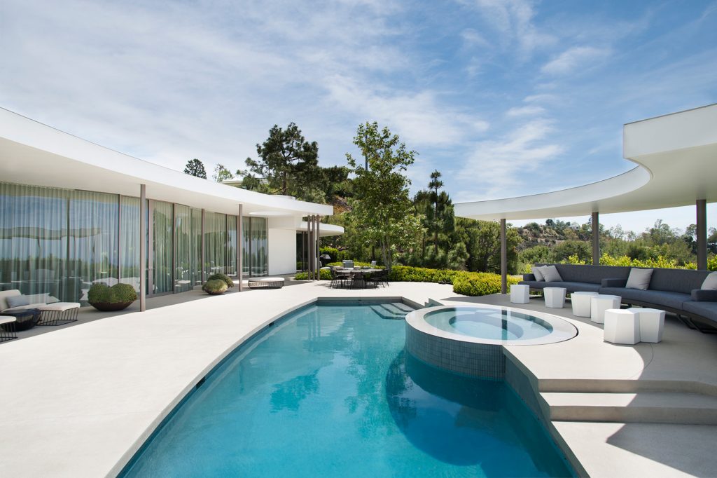 Une maison ronde par Dennis Gibbens Architects Berverly Hills