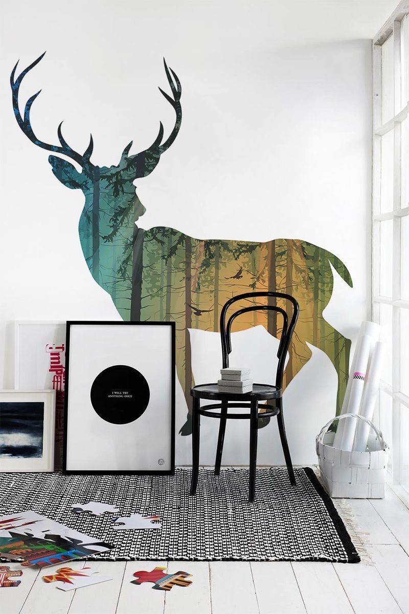 Mes idées pour décorer avec un sticker mural