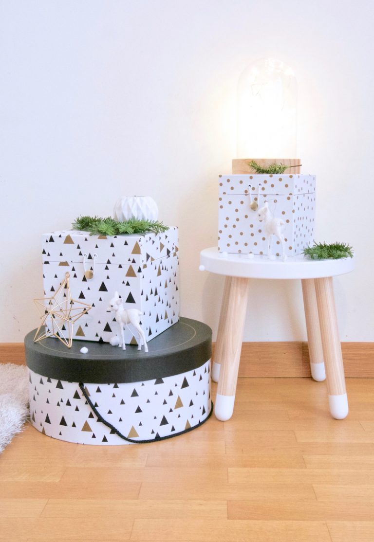 Inspiration déco table de Noël entre amis