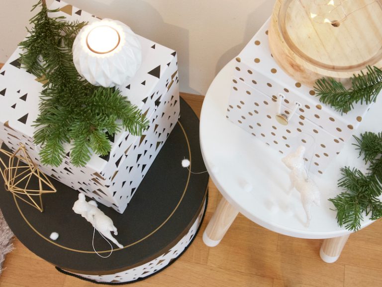 Inspiration déco table de Noël entre amis