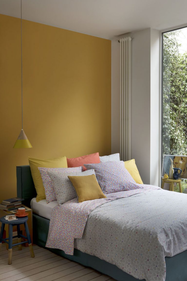 Chambre jaune moutarde : les coloris à associer - blog ClemATC