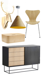 Le meuble en contreplaqué permet d'apporter du volume à la pi`ce tout en étant dans la grande tendance déco scandinave et minimaliste