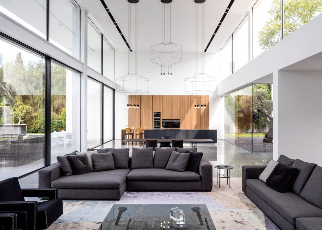 Pitsou Kedem Architects maison transparente de verre
