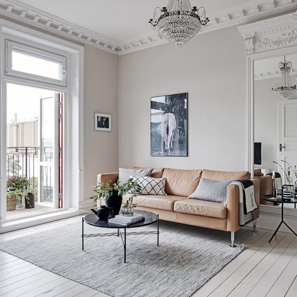 immeuble 1800 salon decoration scandinave minimaliste