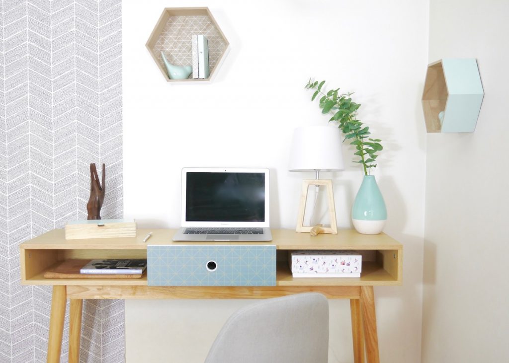 aménager un coin bureau scandinave par BUT