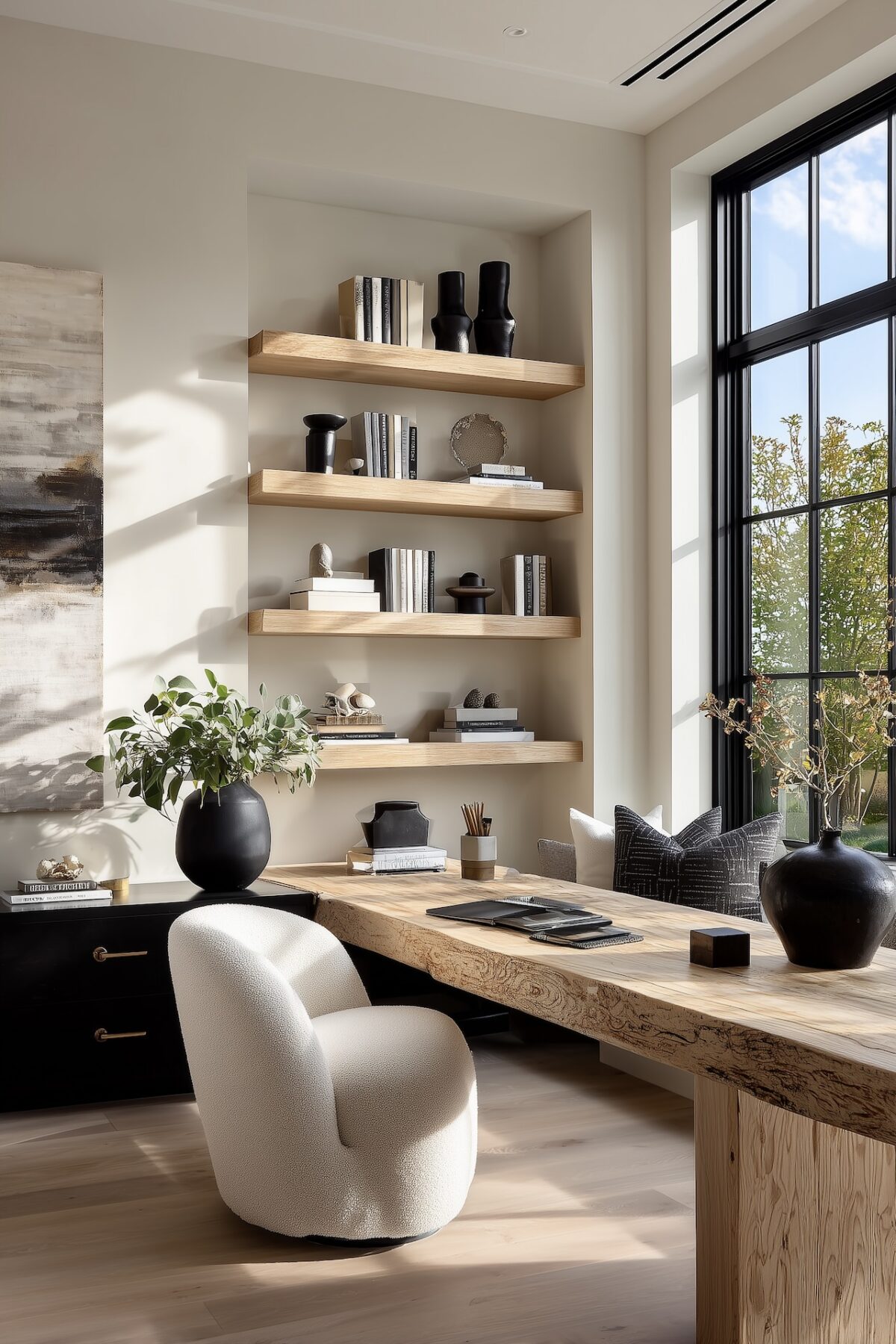 bureau planche tronc arbre longueur