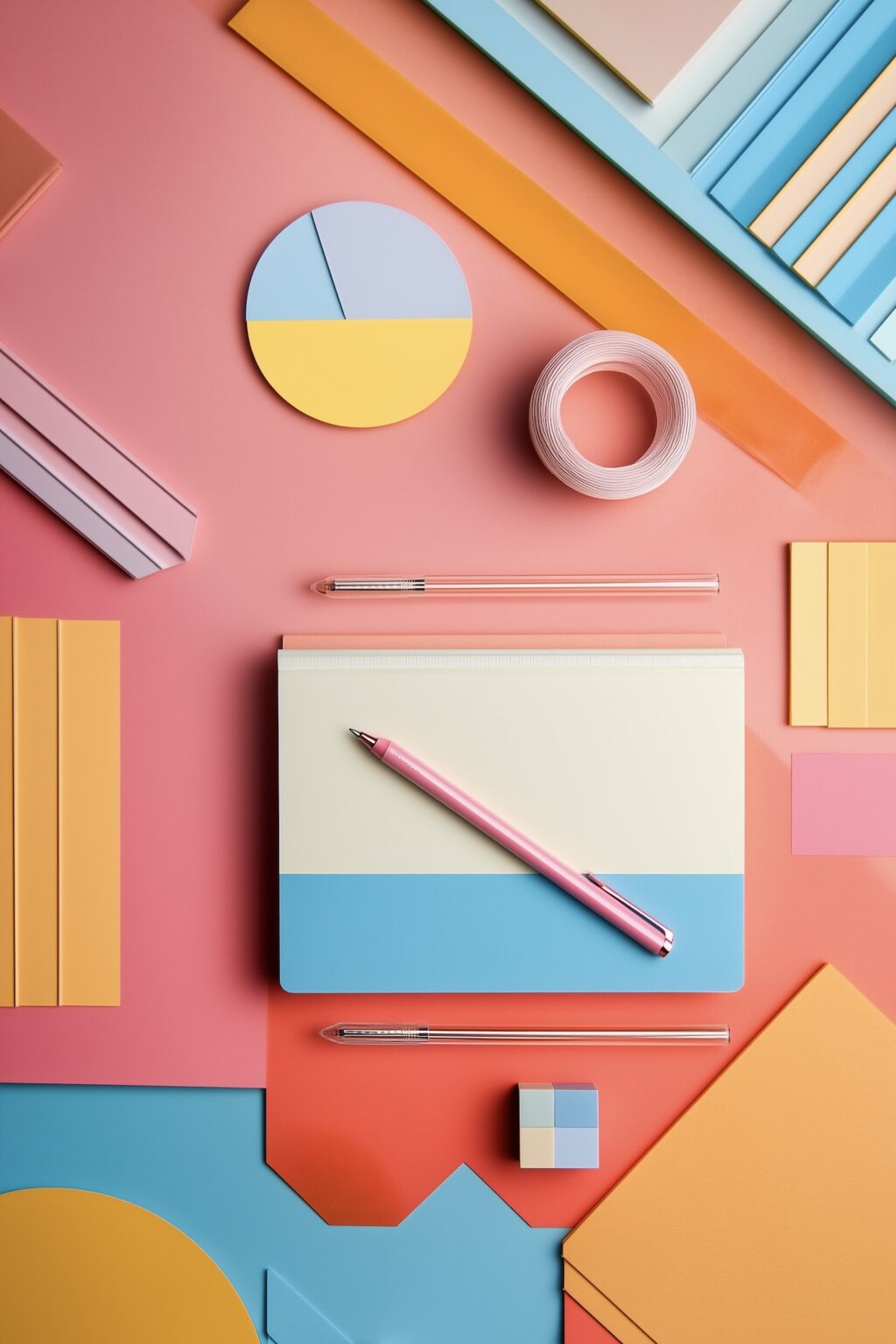 papeterie originale en ligne couleur pop moderne