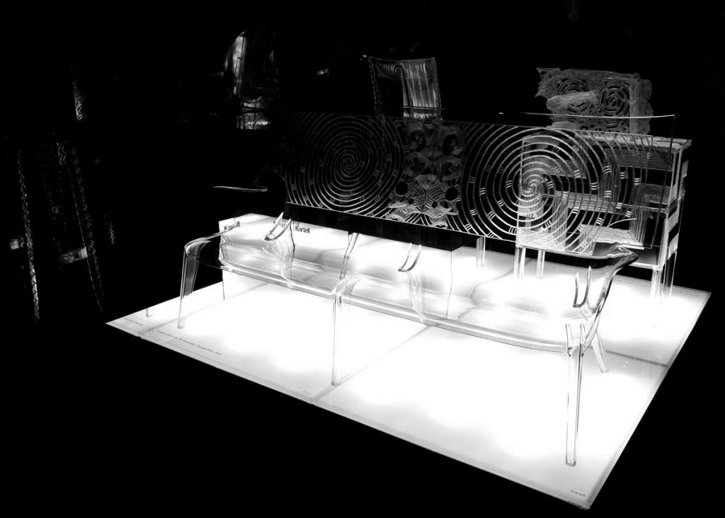 creation banc george nuku plastique contraste