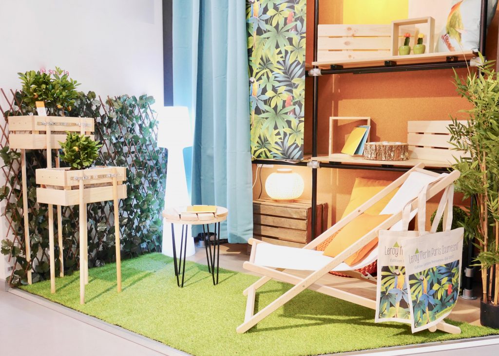 terrasse diy jardiniere faux gason design