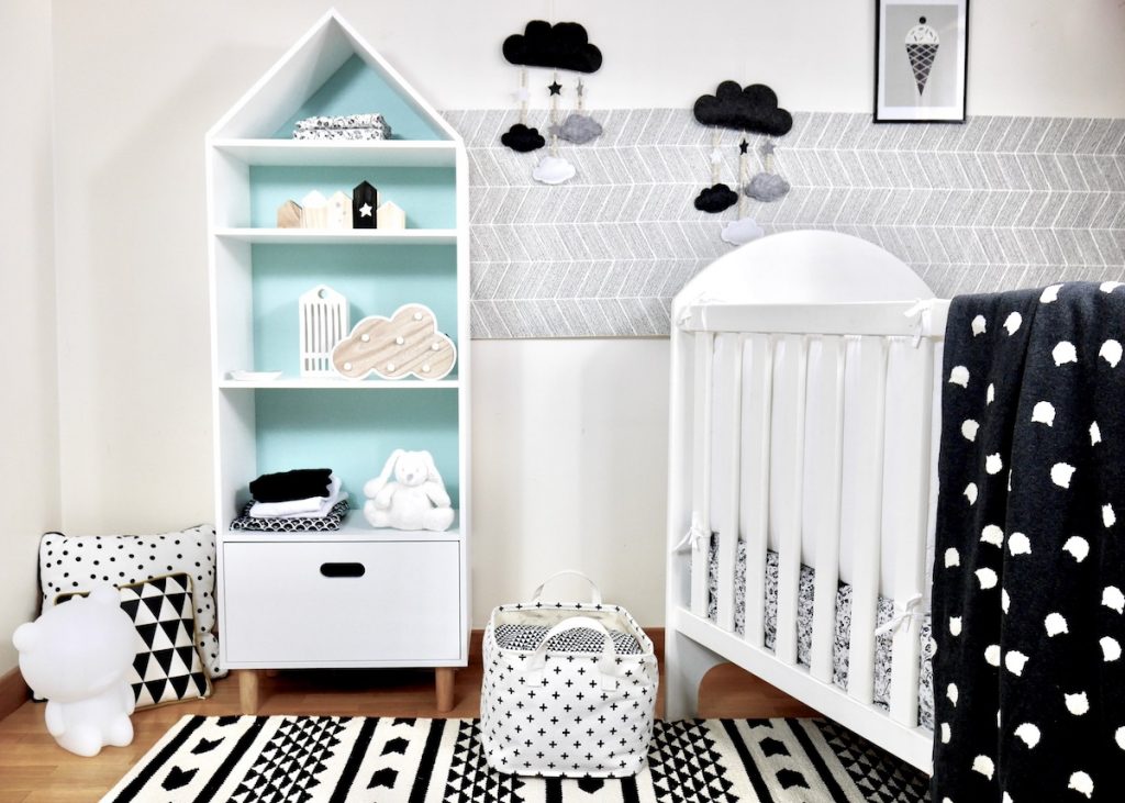 Déco chambre bébé en noir et blanc Blog deco Clem Around The Corner