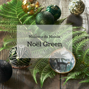 décoration noel vert et or boule deco green arty