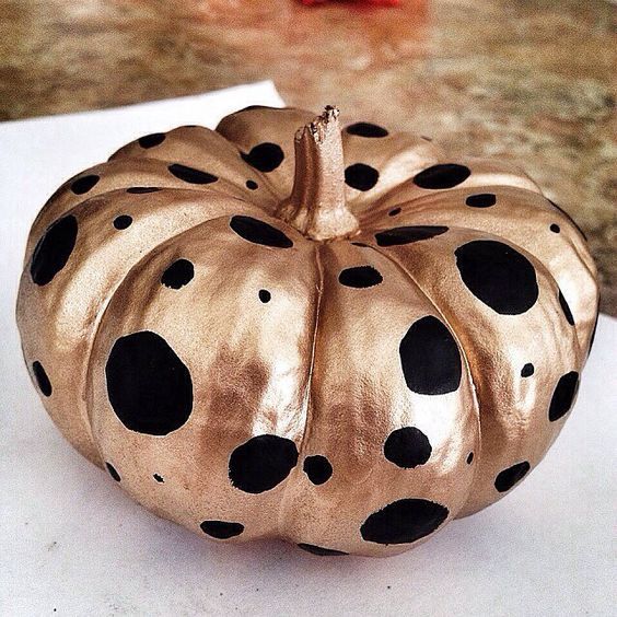 decorer une citrouille a pois blog deco clem