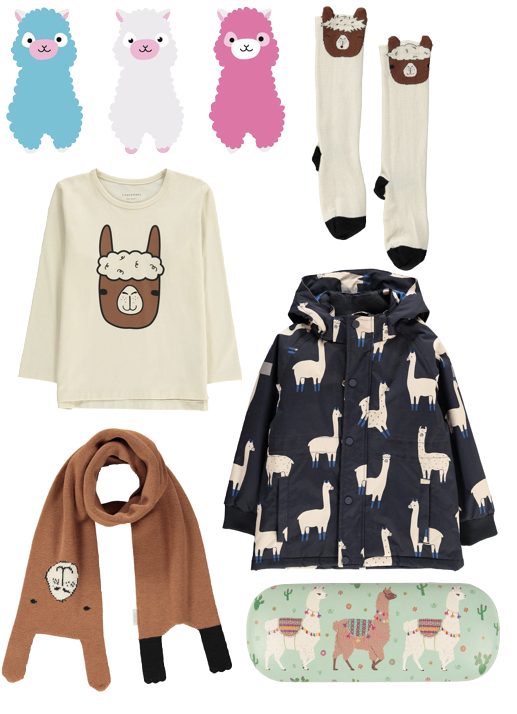blog deco lama echarpe enfant mode tendance chaussettes