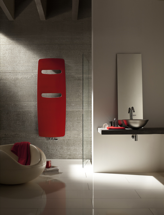 seche serviette Acova salle de bain rouge gris myacova3d