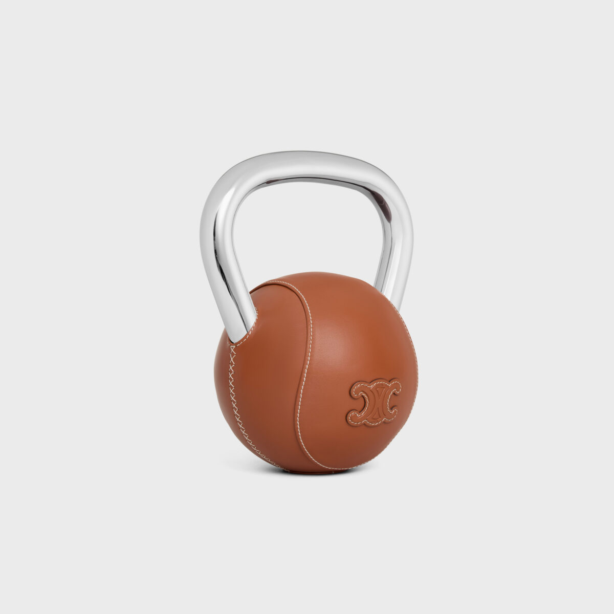 Kettlebell CELINE 4KG en acier et veau lisse