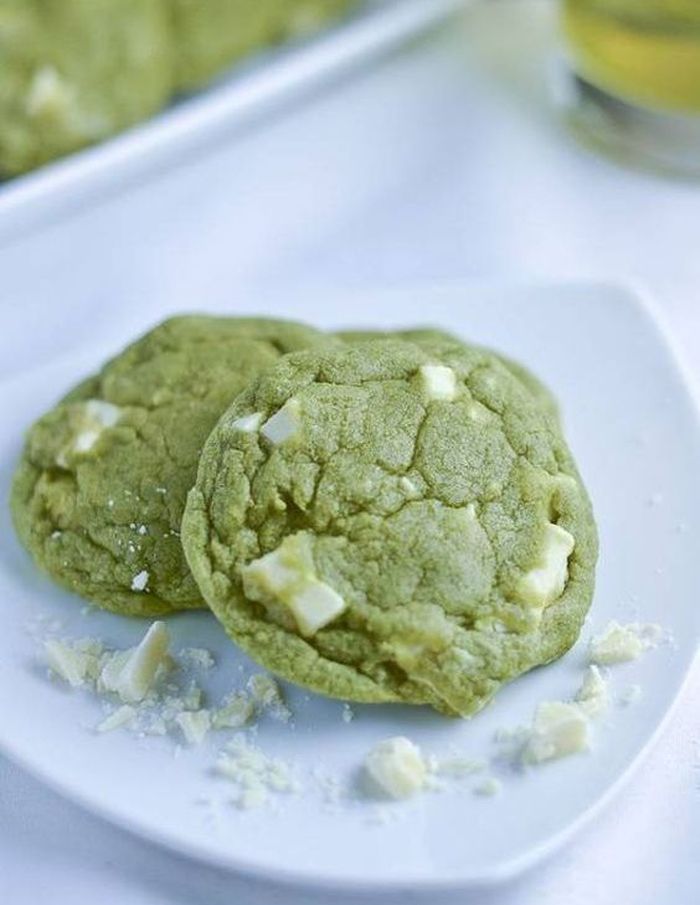 recette green cookie vert pour saint patrick recipe dessert