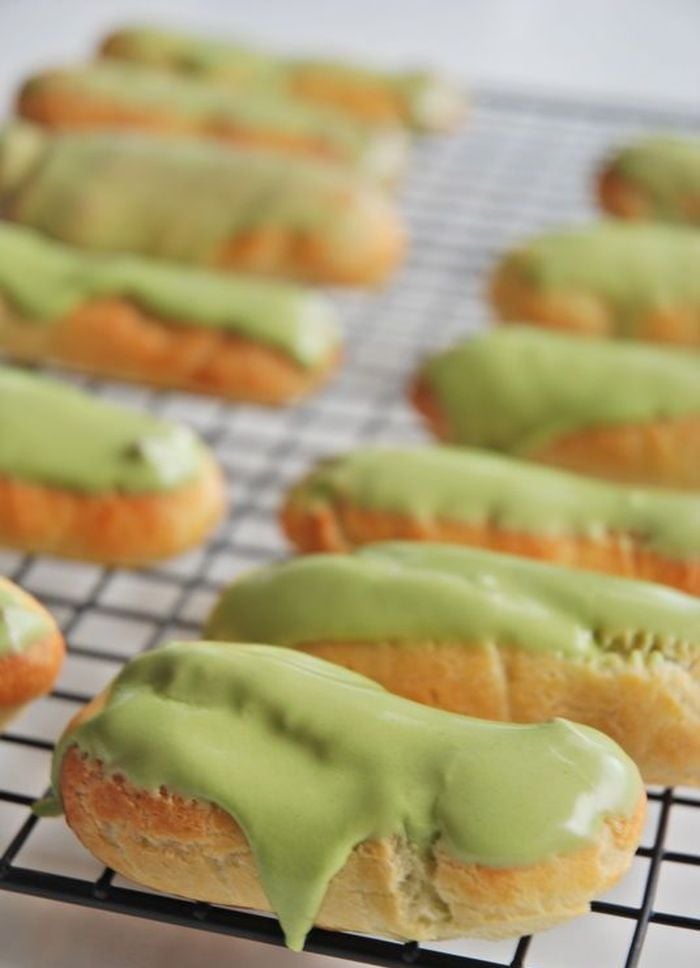 recette the matcha eclairs preparation the matcha