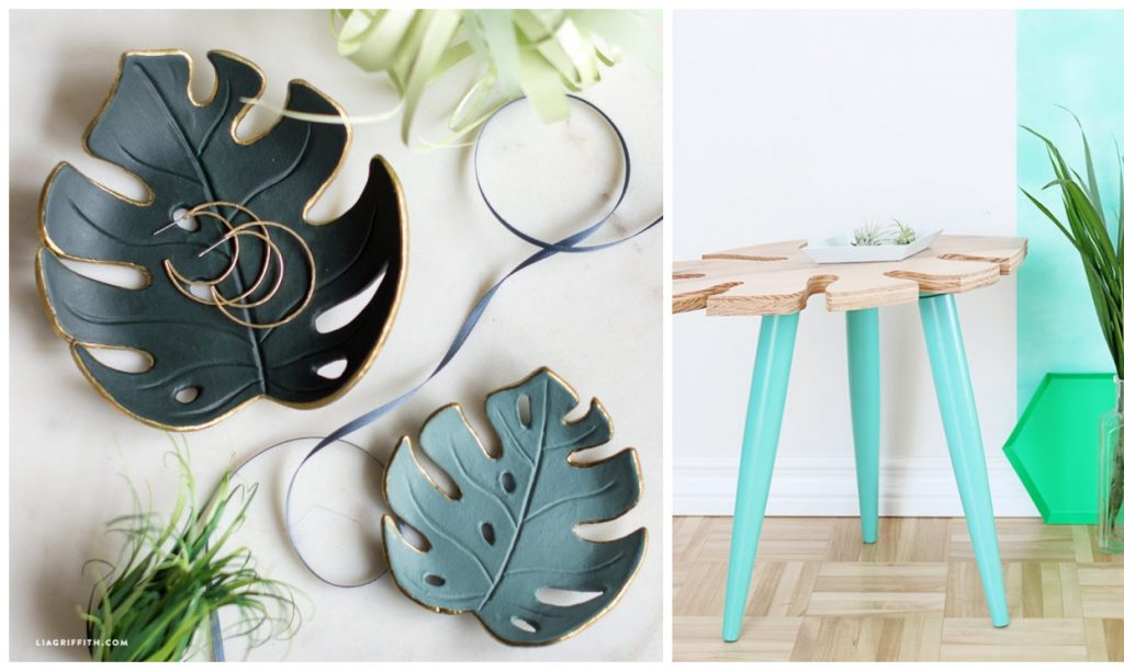 tendance tropical diy monstera blog decoration interieure clemaroundthecorner