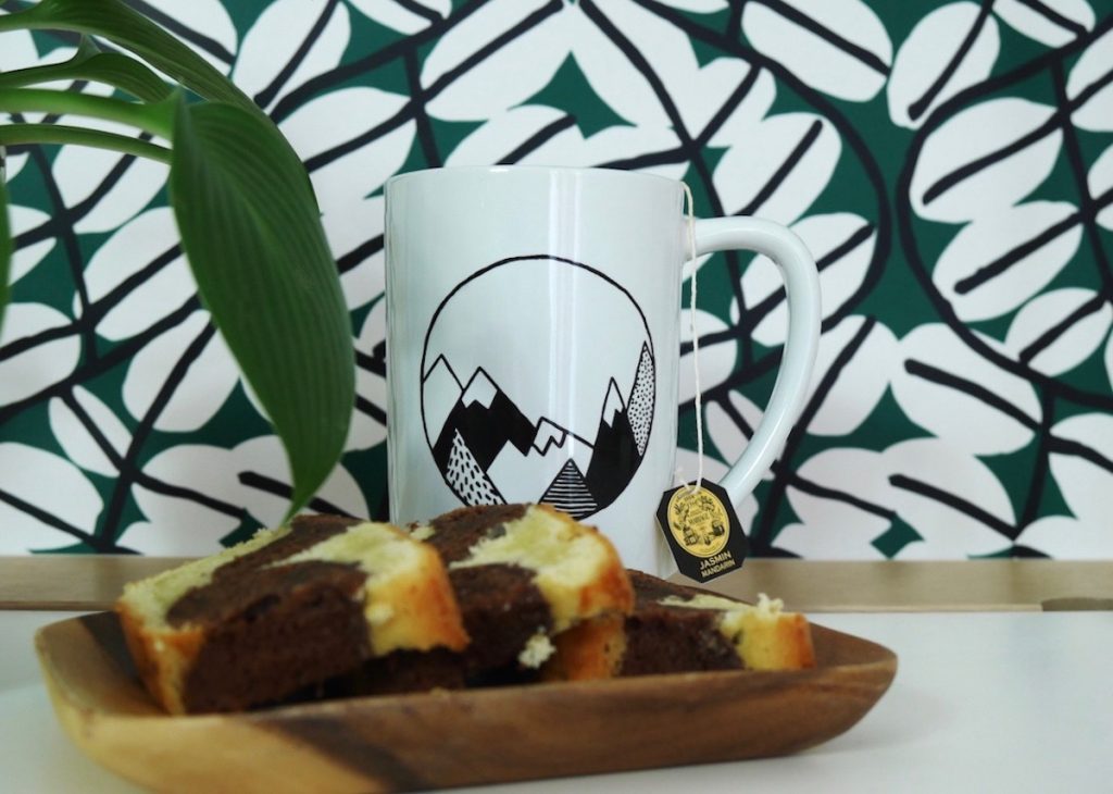 activité facile mug plantes montagne cake gateau diy enfant