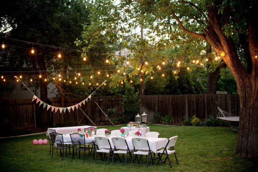 string light pas cher avis décoration mariage champêtre diner extérieur blog déco clemaroundthecorner