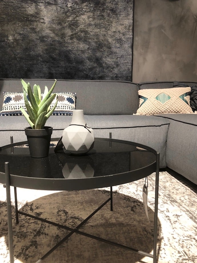 zuiver design hollandais meubles salon cactus table basse ronde métal verre noire - Blog déco - Clem Around The Corner