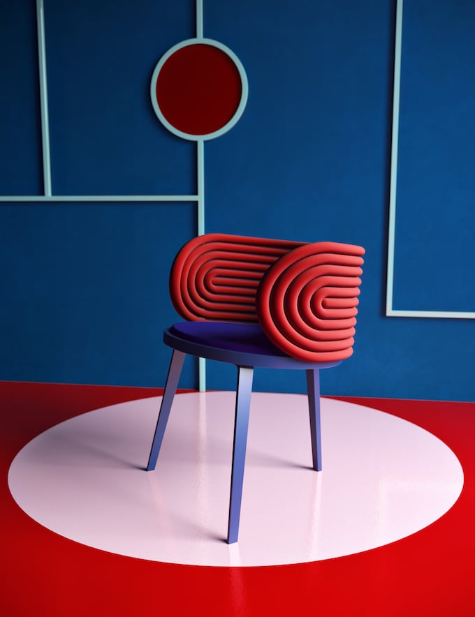 daria zinovatnaya blog déco clemaroundthecorner chaise iconique design red dot award cherokee rouge couleur bleu forme