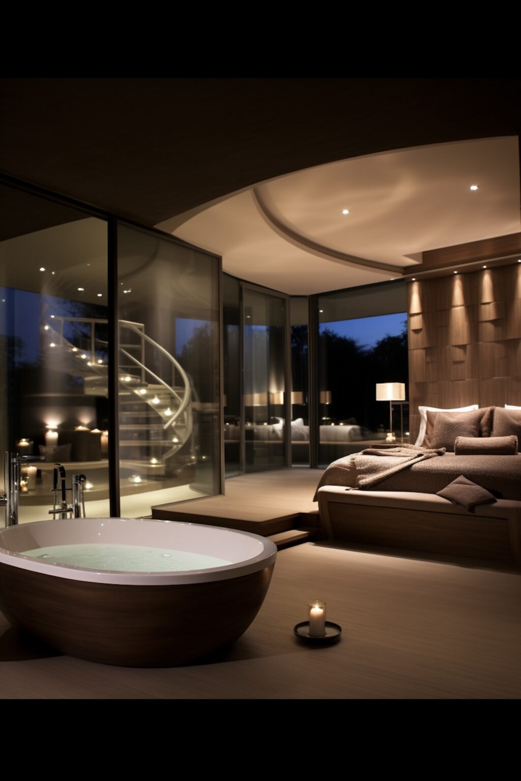 aménagement chambre façon hôtel spa