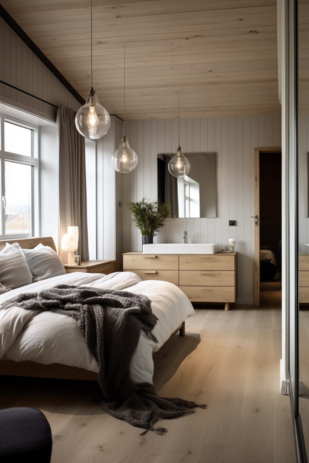 idée suite parentale salle de bain maison de campagne chic